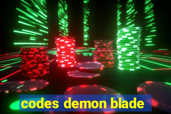 codes demon blade