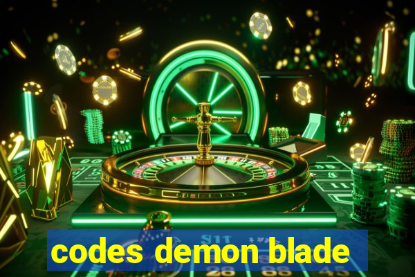 codes demon blade