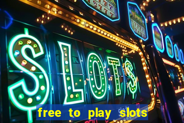 free to play slots no download