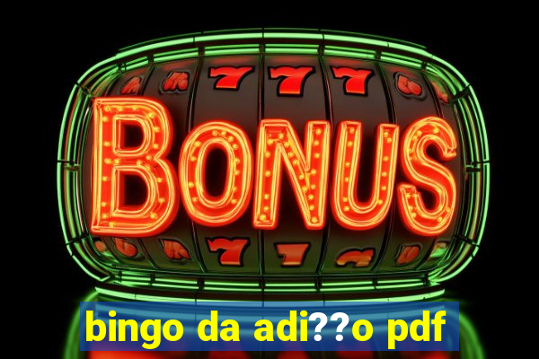 bingo da adi??o pdf