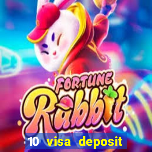 10 visa deposit casinos australia