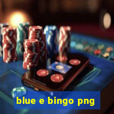 blue e bingo png