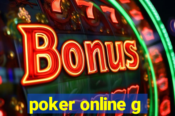 poker online g