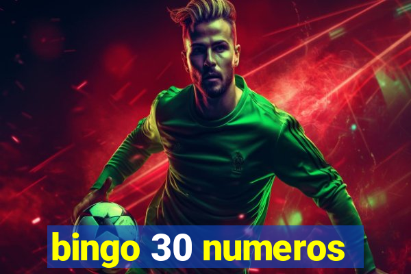 bingo 30 numeros