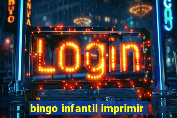 bingo infantil imprimir