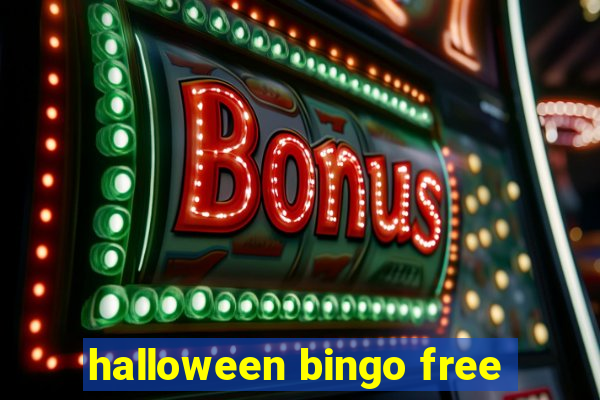 halloween bingo free