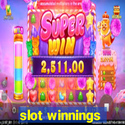 slot winnings