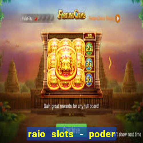 raio slots - poder de zéus