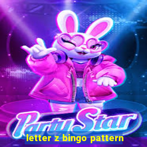 letter z bingo pattern