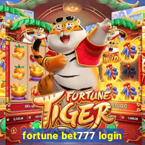 fortune bet777 login