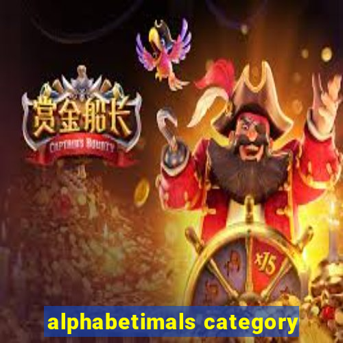 alphabetimals category