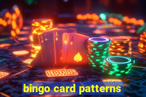 bingo card patterns