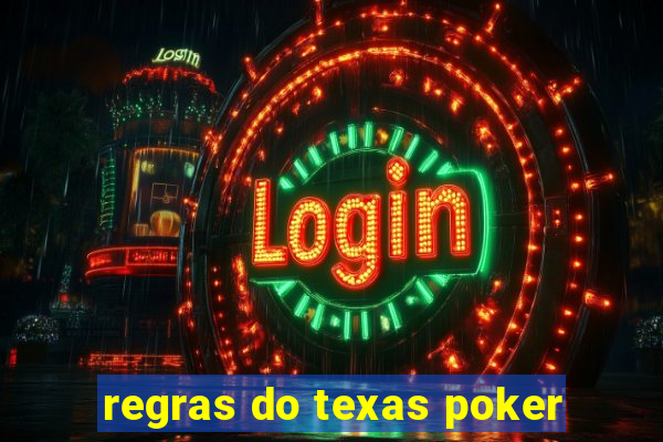 regras do texas poker