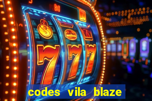 codes vila blaze shindo life