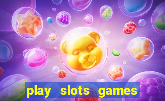 play slots games for free