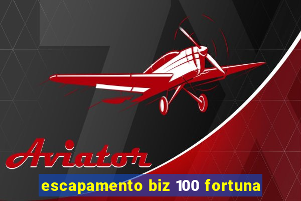 escapamento biz 100 fortuna