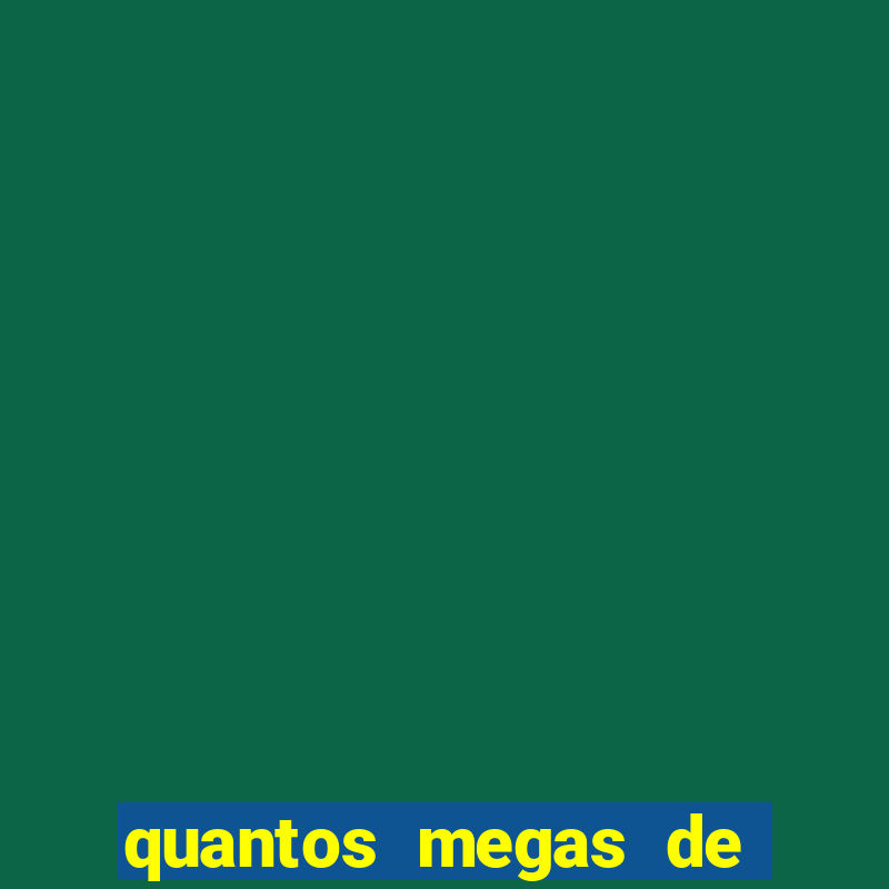 quantos megas de internet é bom para jogar