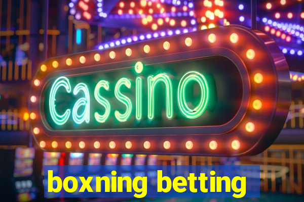 boxning betting