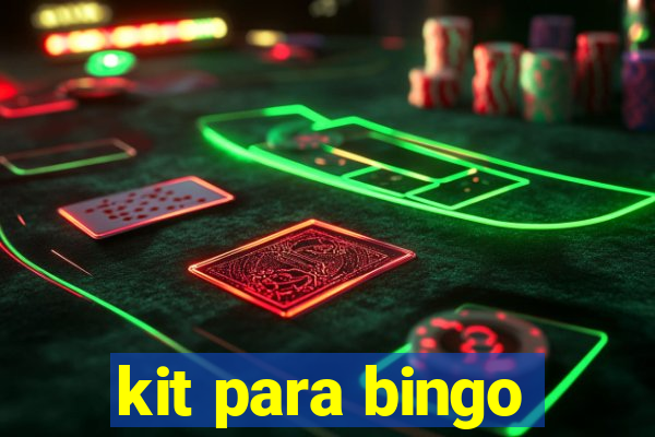 kit para bingo