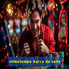 climatempo barra do sahy