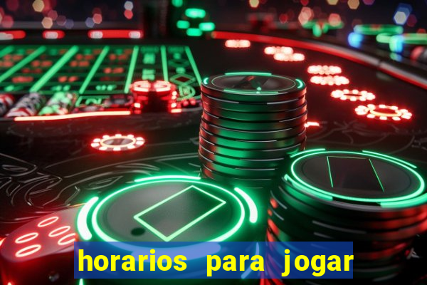 horarios para jogar fortune ox