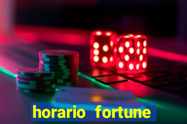 horario fortune tiger hoje