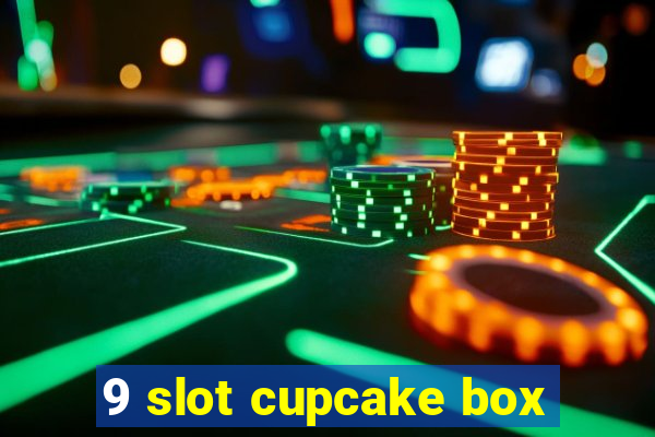 9 slot cupcake box