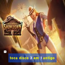 toca disco 3 em 1 antigo