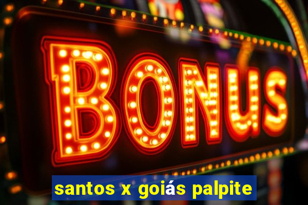 santos x goiás palpite