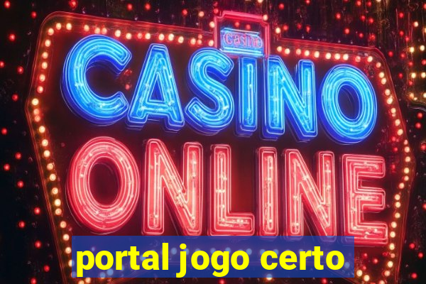 portal jogo certo