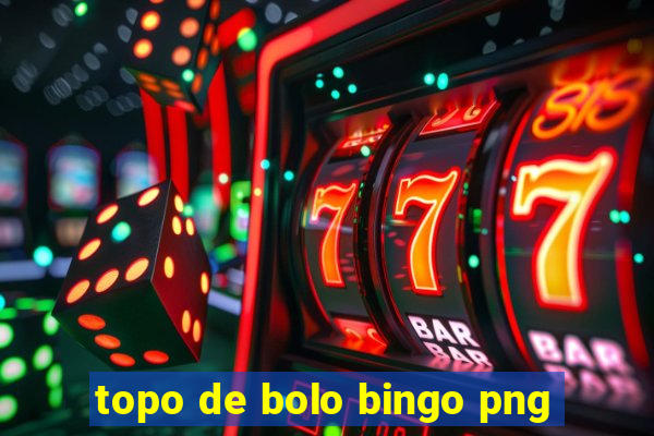 topo de bolo bingo png