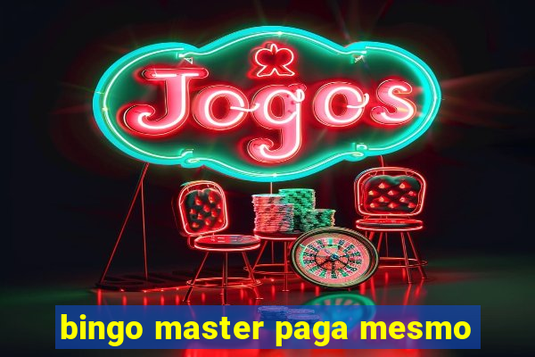 bingo master paga mesmo