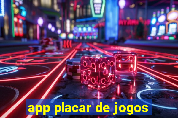 app placar de jogos