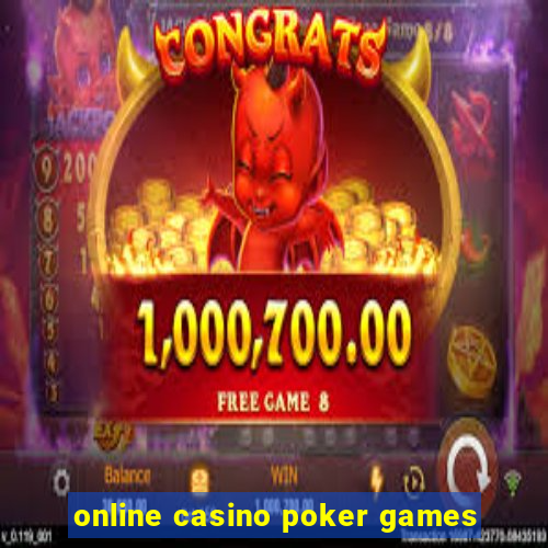 online casino poker games