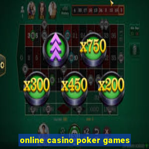 online casino poker games