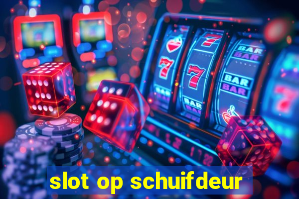 slot op schuifdeur