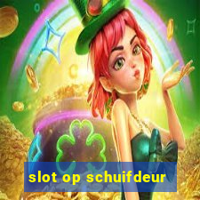 slot op schuifdeur