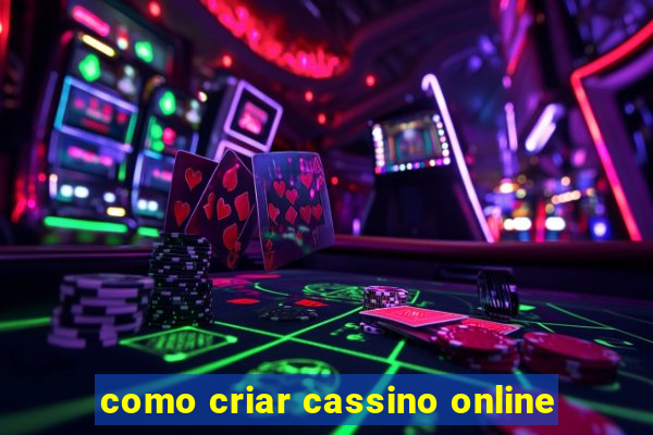 como criar cassino online