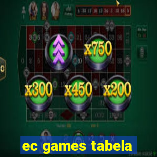 ec games tabela