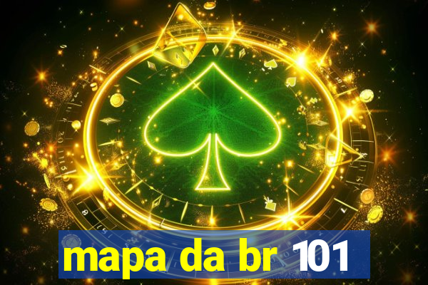 mapa da br 101