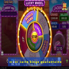 créer carte bingo quarantaine