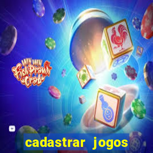 cadastrar jogos online caixa