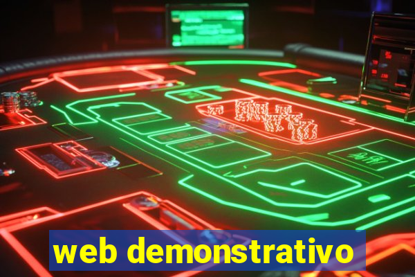 web demonstrativo