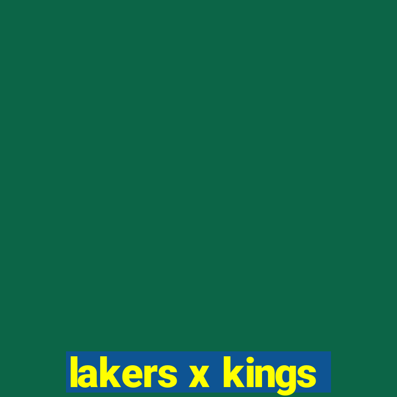 lakers x kings