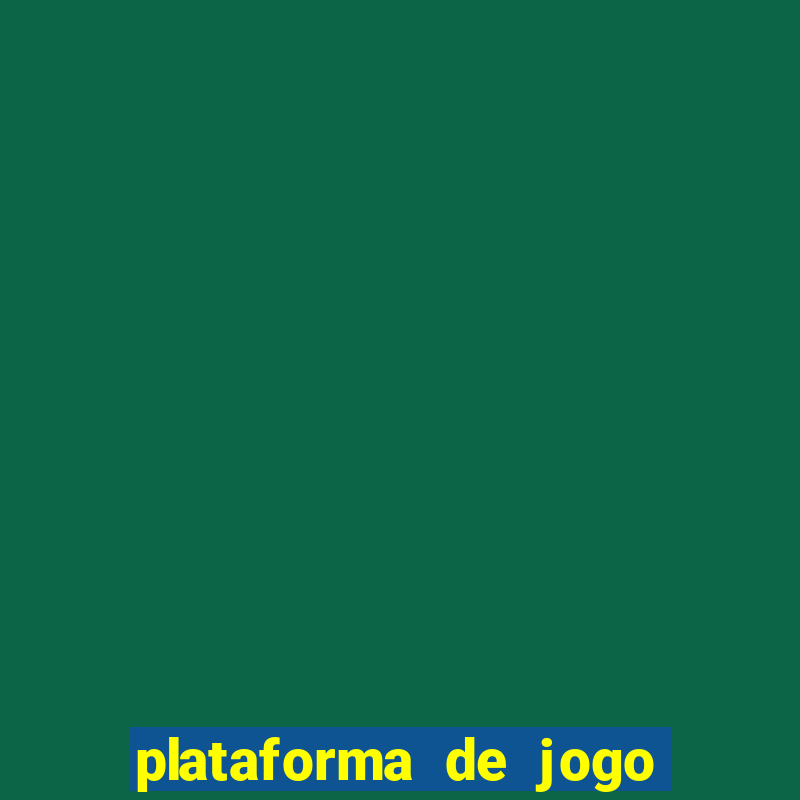 plataforma de jogo nova 2024