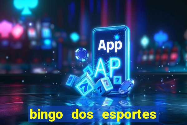 bingo dos esportes para imprimir