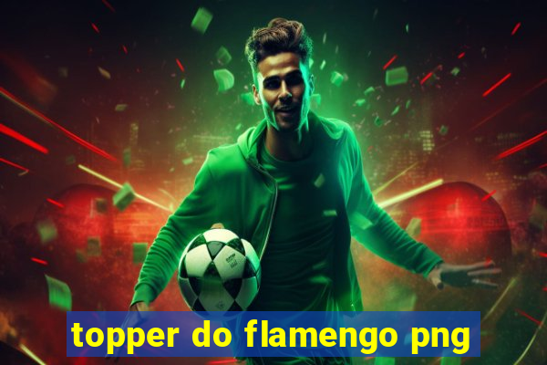 topper do flamengo png