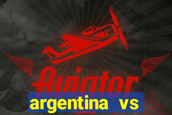 argentina vs equador onde assistir