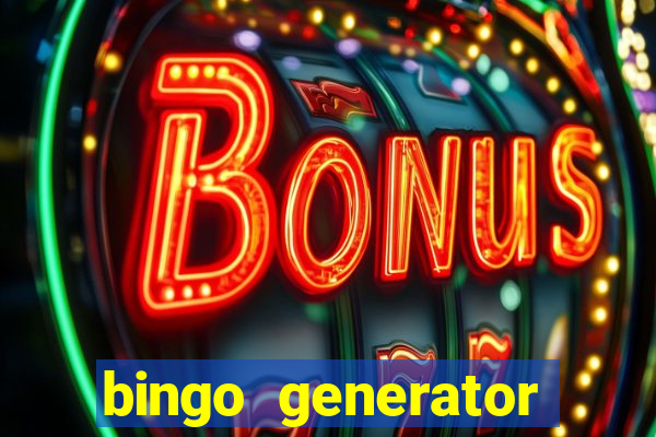 bingo generator with images