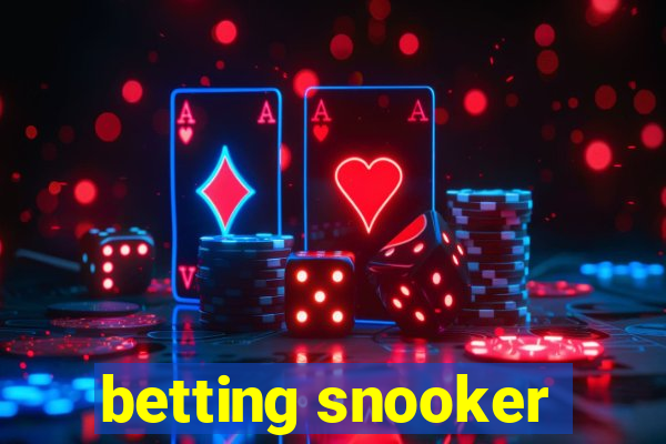 betting snooker